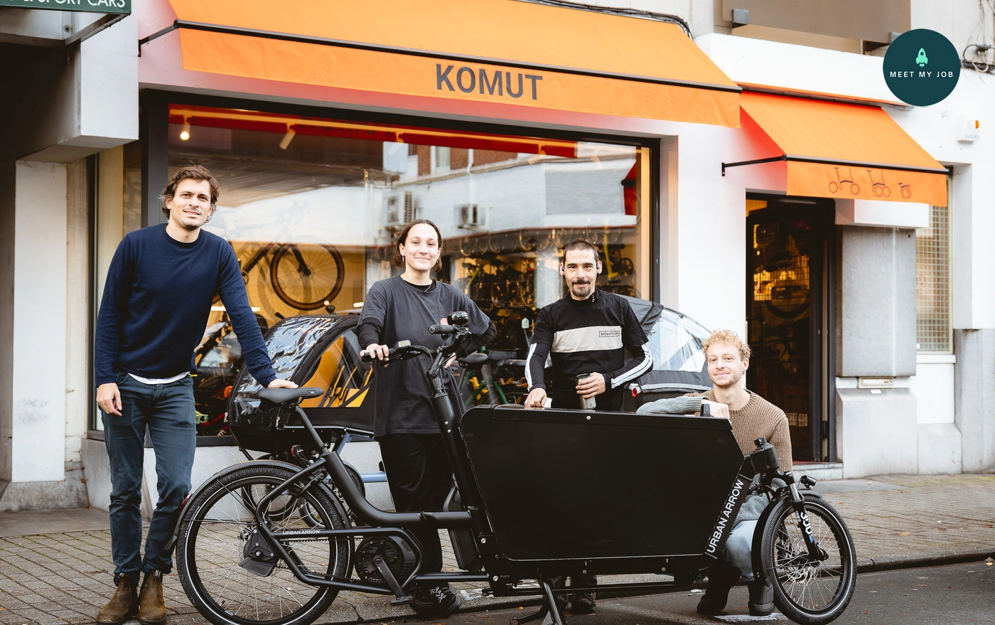 image de l'entreprise Komut pour le poste de Vendeur en magasin vélo (étudiant)